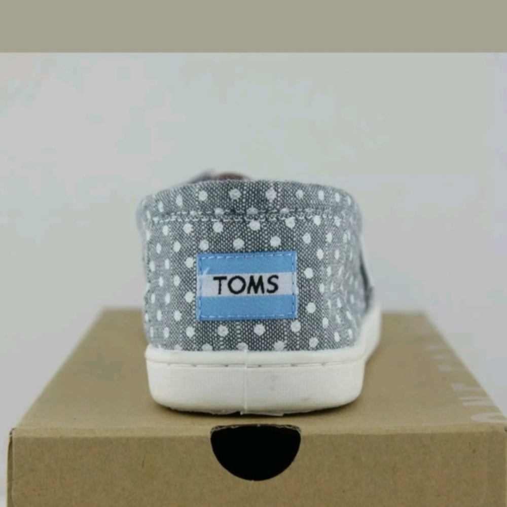 Toms Classic Chambray Polka Dots - Picture 3 of 4